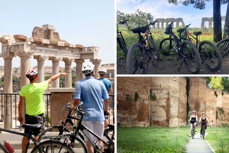 e-bike tours in Appian Way, Rome