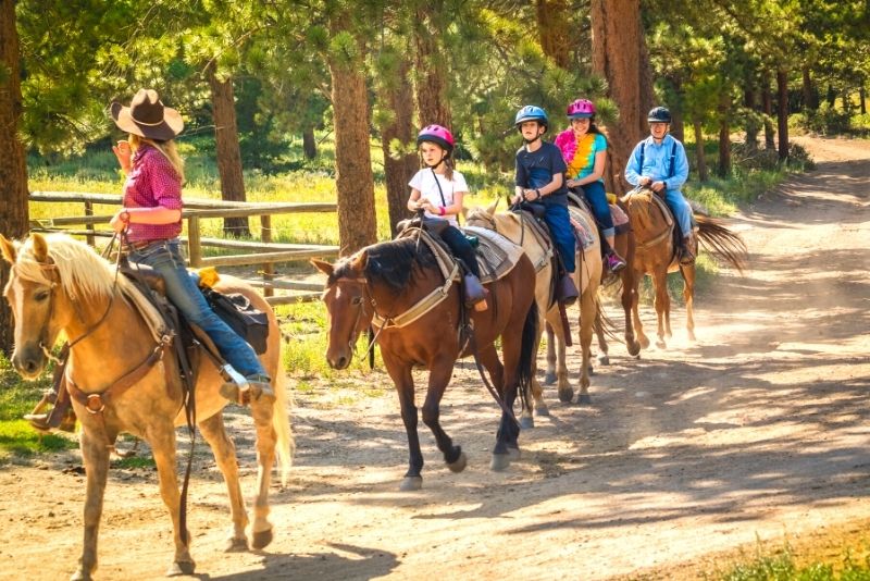 horse riding in Lake Tahoe