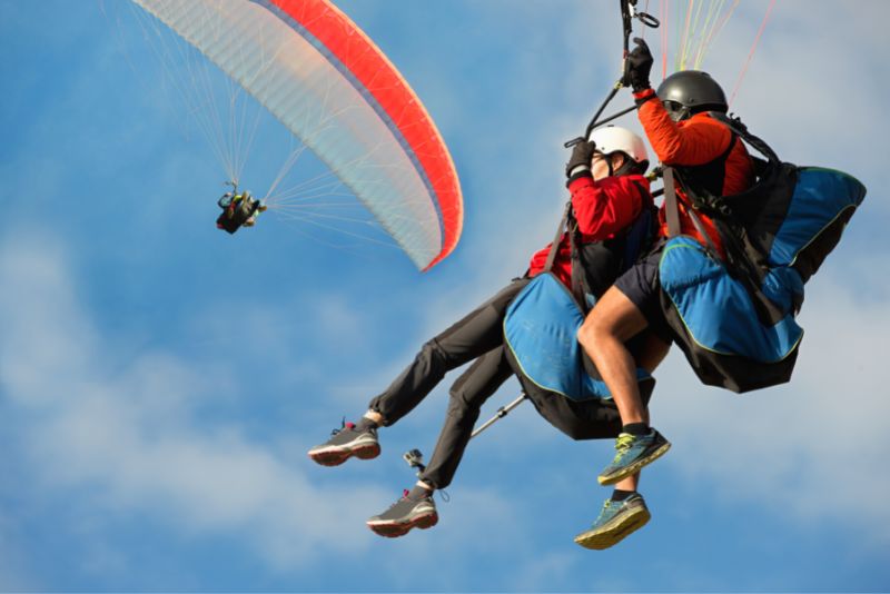 paragliding in Menorca