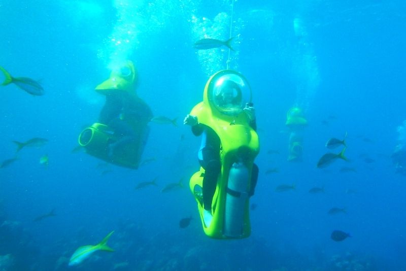 submarine scooter ddventure in Oahu