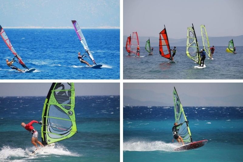 windsurfing in Kos