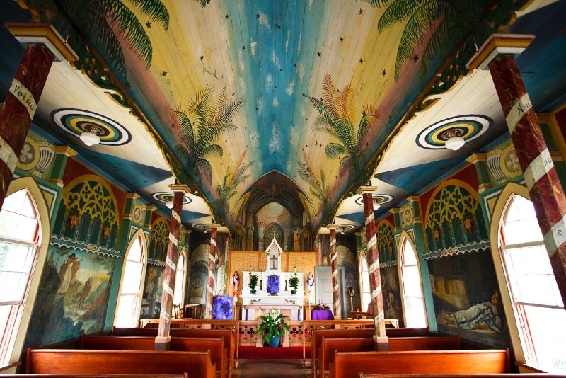 South Kona’s painted church, Big Island