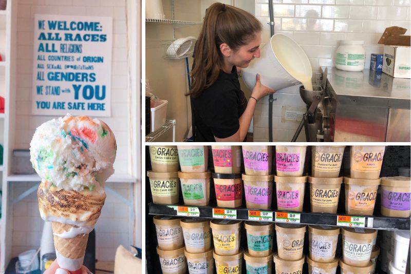 Local ice cream shops in Boston