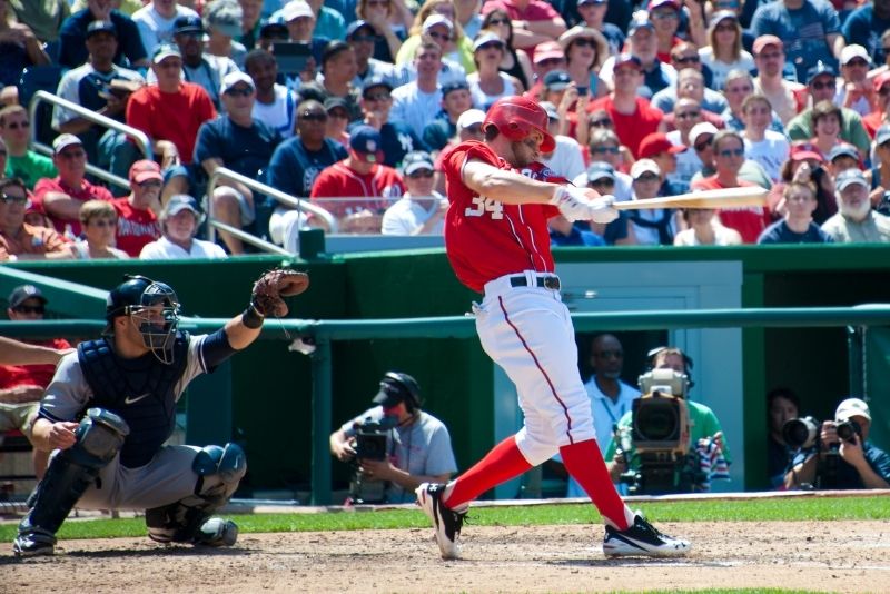 baseball game at Nationals Park