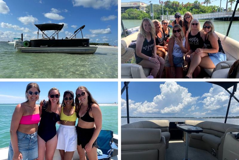 pontoon boat tours in Clearwater