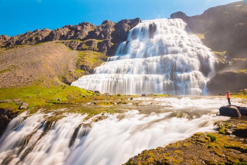 Dynjandi waterfall in Iceland