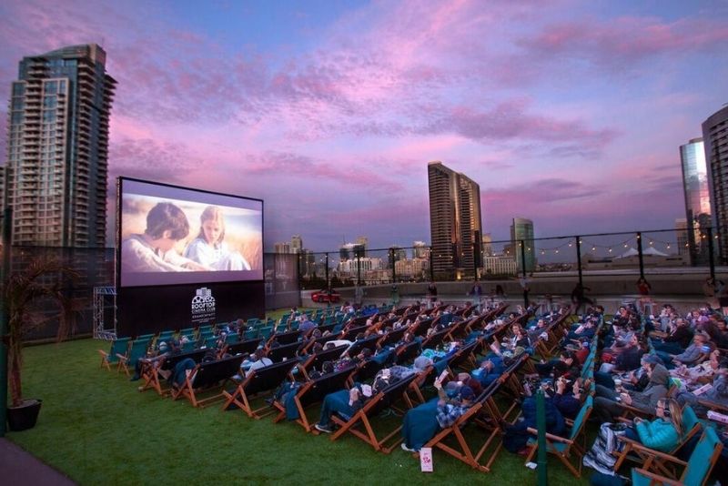 Rooftop Cinema Club in Houston