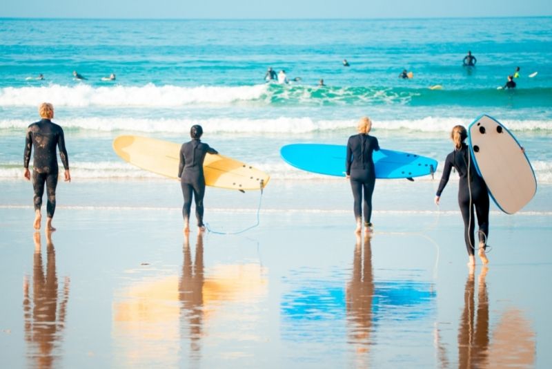 surf lessons in Galveston