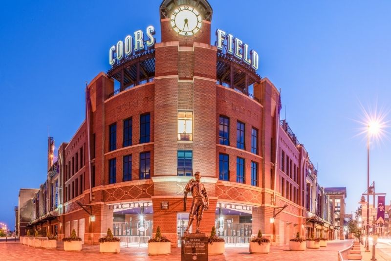 Colorado Rockies Coors Field Stadium By Buck Tee T-shirt