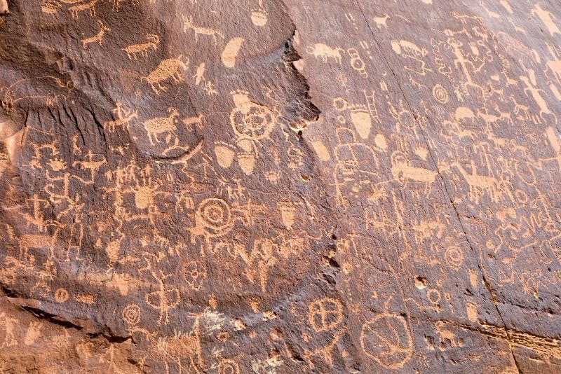 Petroglyphs in Moab