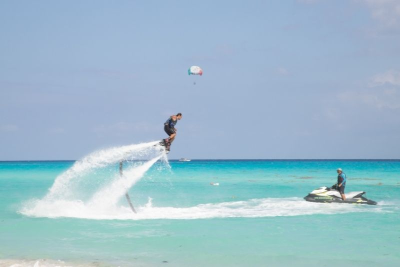 flyboarding in Cabo San Lucas