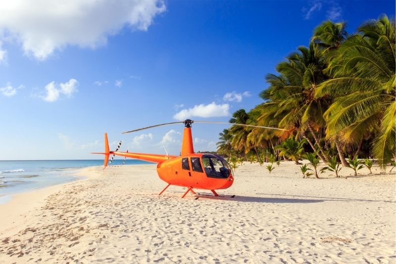 helicopter tour in Punta Cana
