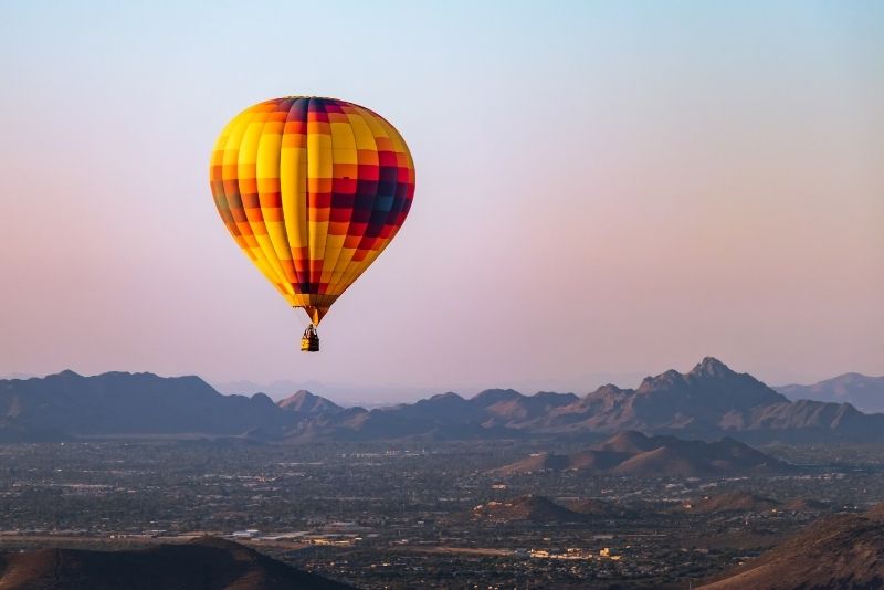 hot air balloon rides in Phoenix