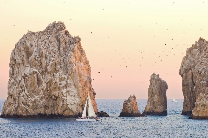 sunset sailing in Cabo San Lucas