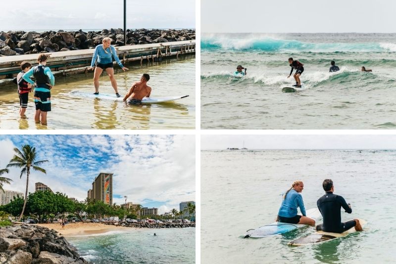 surf lessons in Honolulu, Oahu