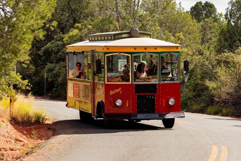 trolley tour in Sedona