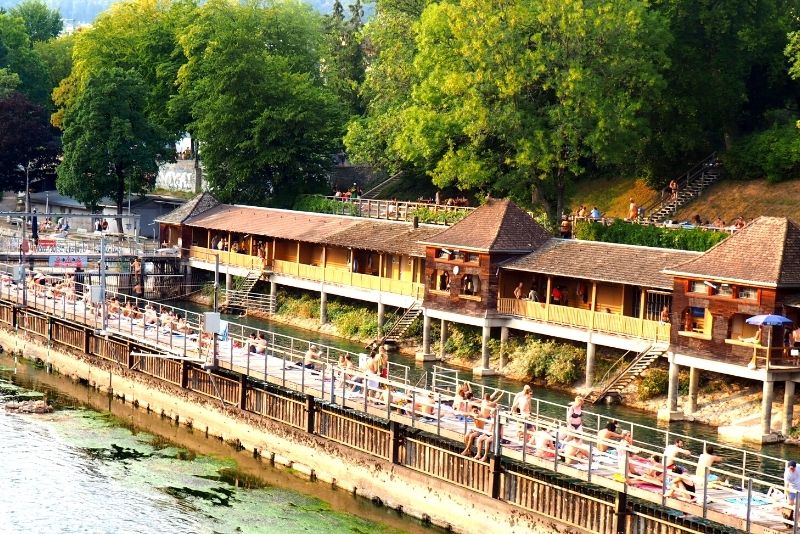 Flussbad Oberer Letten, Zurich