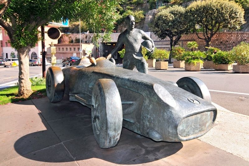 Juan Manuel Fangio Statue, Monaco