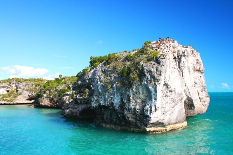Pirate Rock in Turks and Caicos