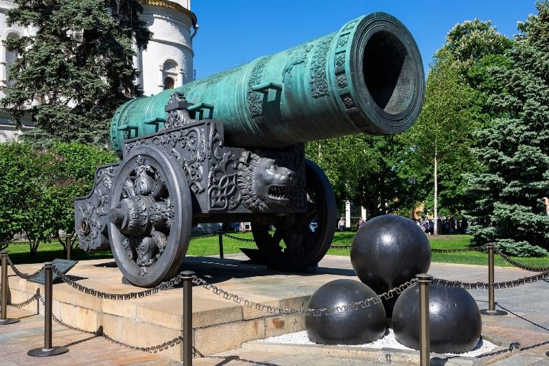 Tsar Cannon, Moscou