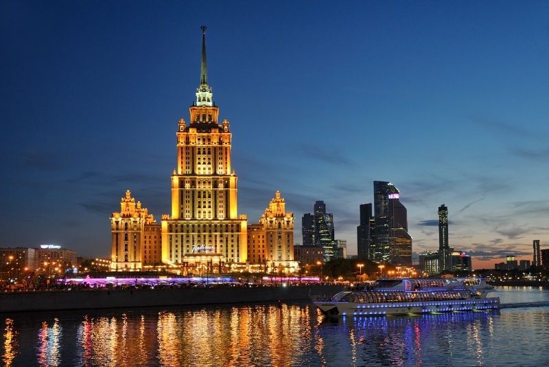 dinner cruises in Moscow