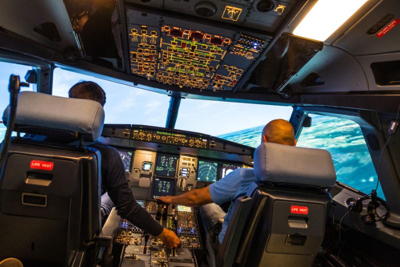 flight simulator experience in Zurich