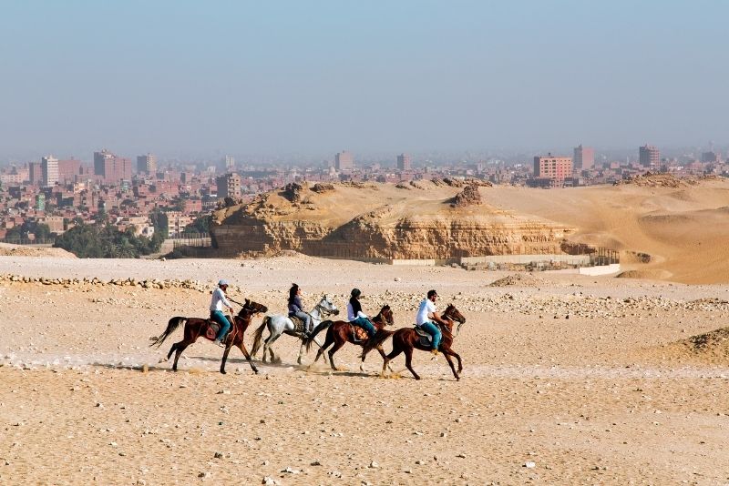horse riding in Cairo
