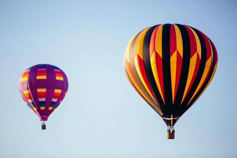 hot air balloon rides near Baltimore