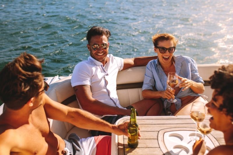pontoon boat ride in Destin