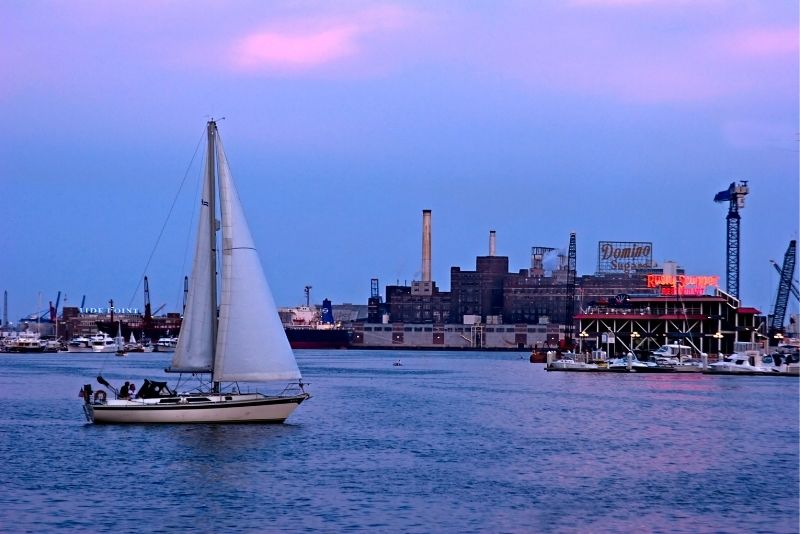 sailing in Baltimore