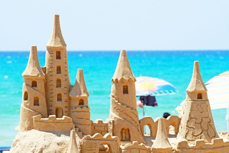 sandcastle lesson in Destin