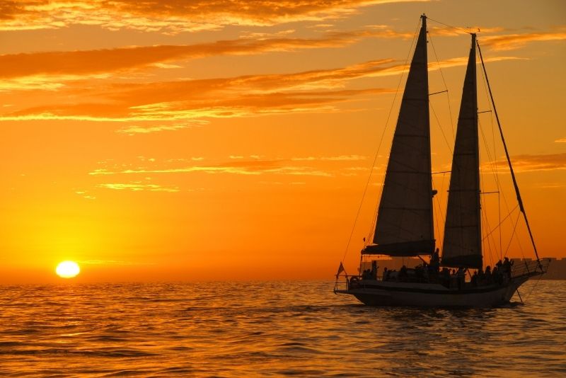 sunset boat tours in Panama City Beach