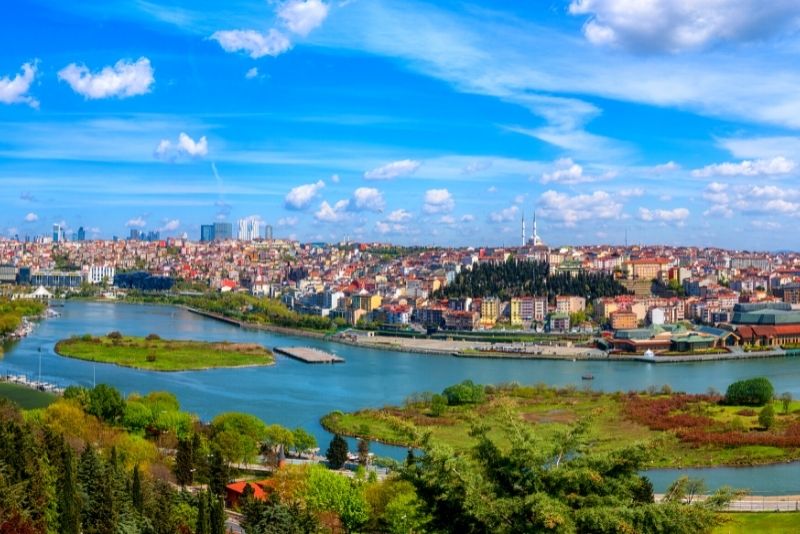 Vista desde la colina de Pierre Loti, Estambul