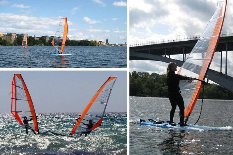 windsurfing in Stockholm