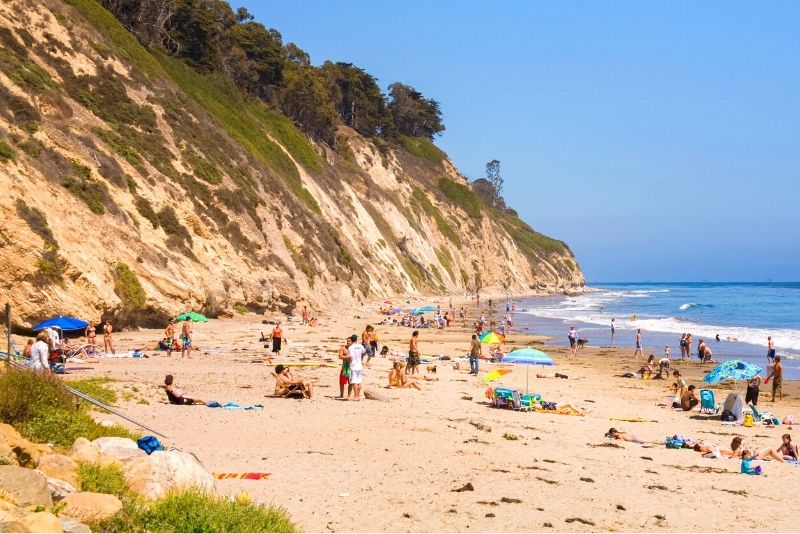 Santa Barbara - Hendry's Beach -Hoodie - Comfort Colors – Santa Barbara  Happy