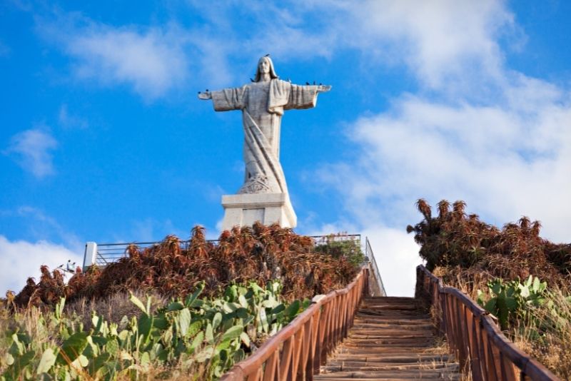 Estatua de Cristo Rey en Garajau, Madeira
