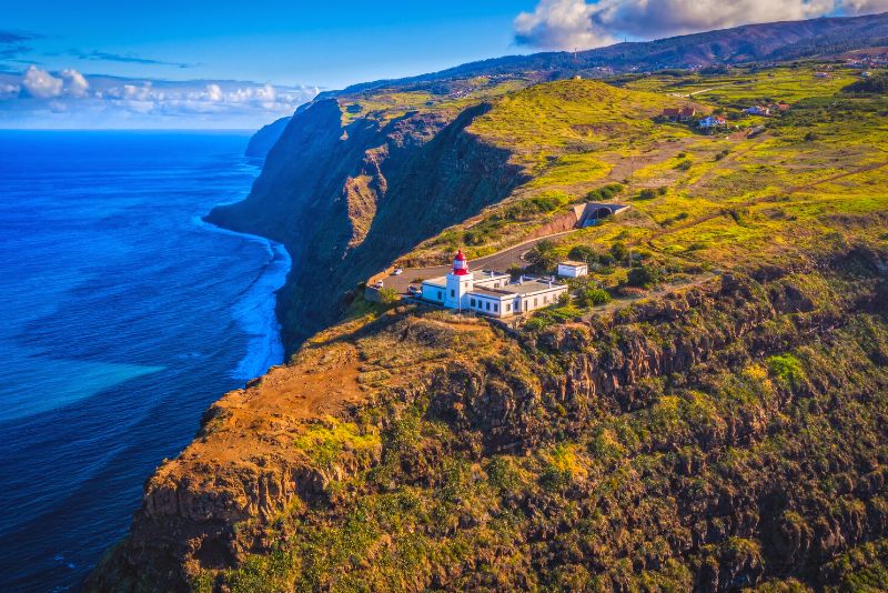 Lighthouse on Madeira Island, Portugal puzzle in Great Sightings