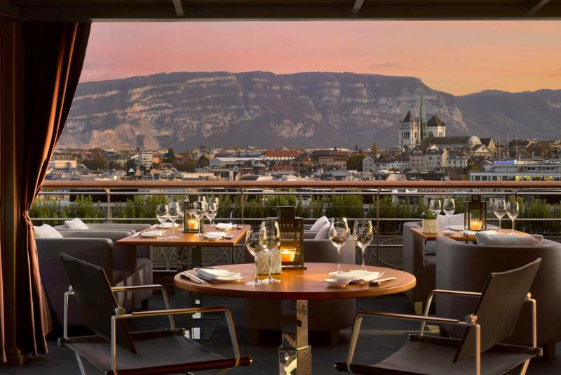 best rooftop bars and restaurants in Geneva