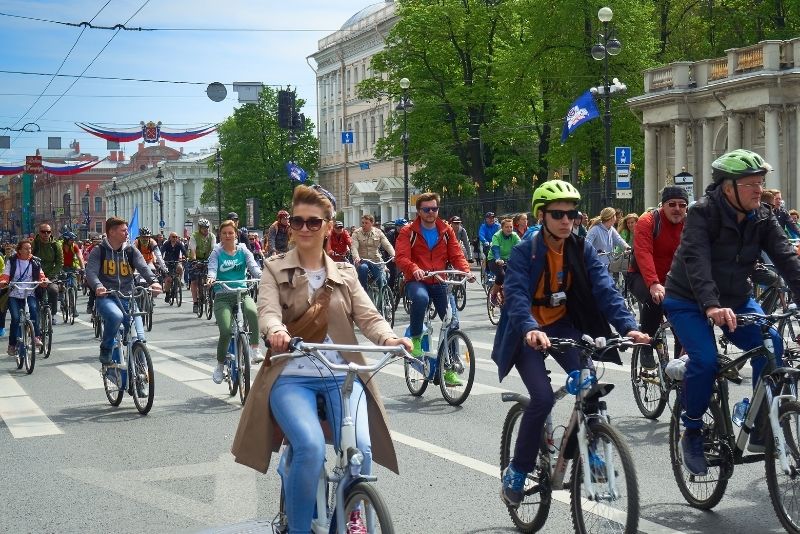 Fahrradtouren in St. Petersburg