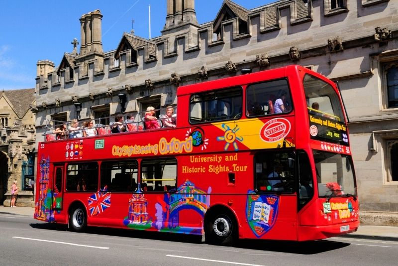 hop on hop off bus, Oxford