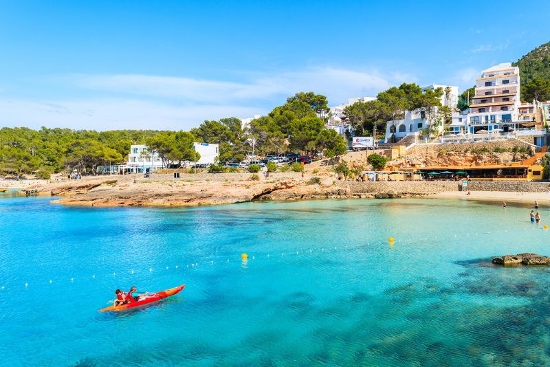 rutas en kayak en Ibiza