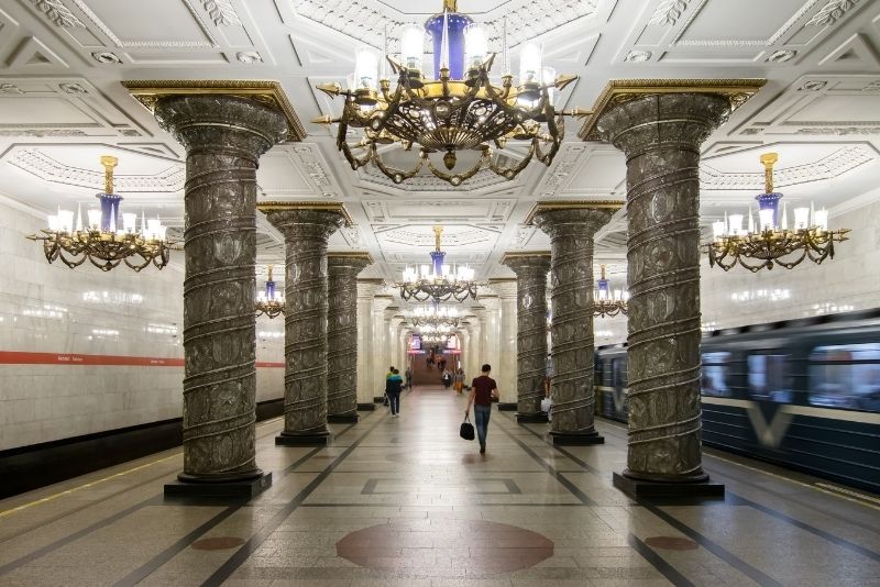metro station in St. Petersburg