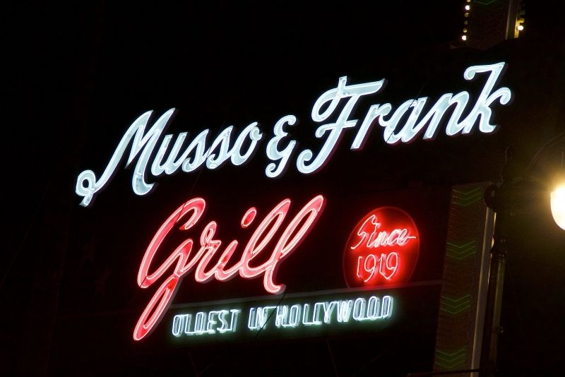 Hollywood Musso & Frank Grill