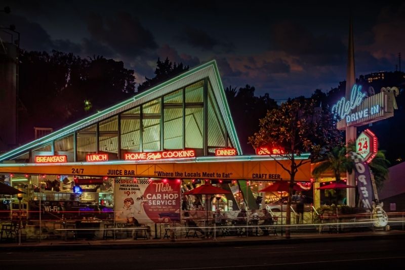 Mel's Drive-In on Sunset Boulevard, Hollywood