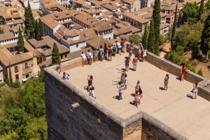 Alcazaba-Turm, Granada