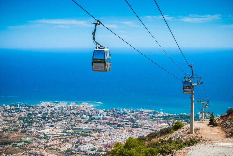 Benalmádena cable car tours in Málaga