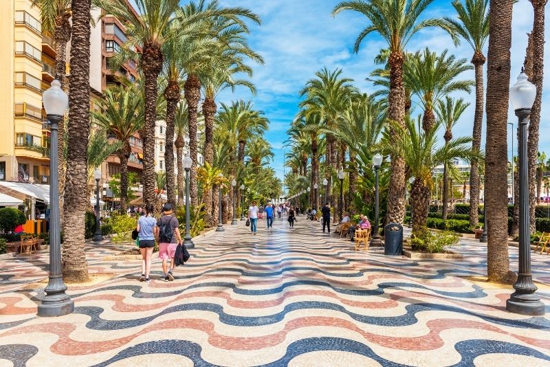 Esplanade von Spanien, Alicante