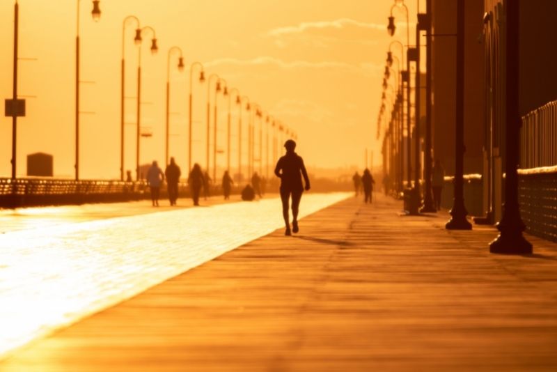 Long Beach Boardwalk, Long Island