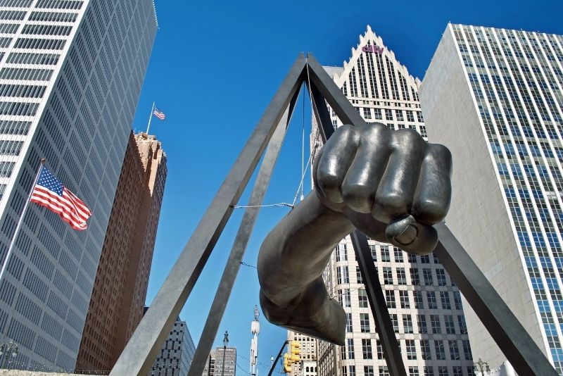 Monument to Joe Louis, The Fist, Detroit