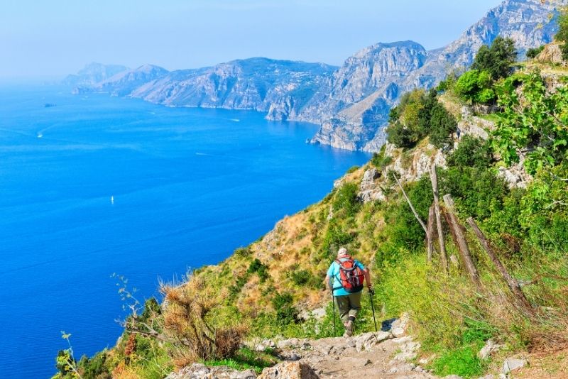 Path of the Gods hiking in Amalfi Coast